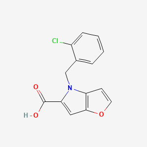 4-(2-chlorobenzyl)-4H-furo[3,2-b]pyrrole-5-carboxylic acid