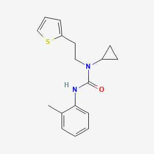 1-Cyclopropyl-1-(2-(thiophen-2-yl)ethyl)-3-(o-tolyl)urea