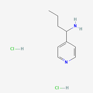 1-(Pyridin-4-yl)butan-1-amine dihydrochloride
