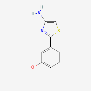 molecular formula C10H10N2OS B2385613 4-Thiazolamine, 2-(3-methoxyphenyl)- CAS No. 123970-61-6