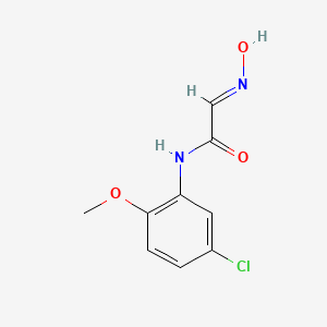 N-(5-chloro-2-methoxyphenyl)-2-(N-hydroxyimino)acetamide