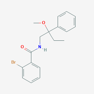 molecular formula C18H20BrNO2 B2385686 2-bromo-N-(2-methoxy-2-phenylbutyl)benzamide CAS No. 1797716-45-0