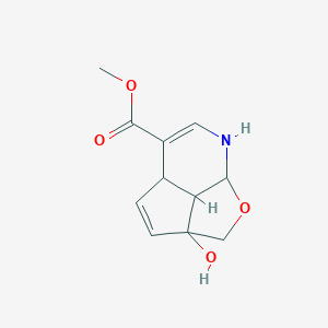 molecular formula C11H13NO4 B238574 Gardenine CAS No. 139682-36-3