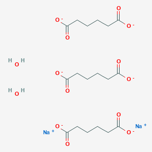 molecular formula C18H28Na2O14-4 B238576 Adipate-adipic acid CAS No. 134886-82-1