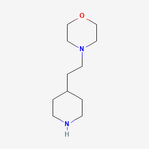 molecular formula C11H22N2O B2385791 4-(2-Piperidin-4-ylethyl)morpholine CAS No. 500357-64-2