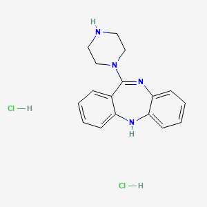 molecular formula C17H20Cl2N4 B2385843 DREADD agonist 21 (dihydrochloride) CAS No. 2250025-92-2
