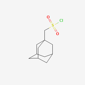 molecular formula C11H17ClO2S B2385858 (Adamantan-1-yl)methanesulfonyl chloride CAS No. 1566171-98-9