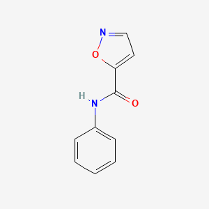 molecular formula C10H8N2O2 B2385865 N-phenyl-1,2-oxazole-5-carboxamide CAS No. 702685-67-4