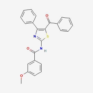 N-(5-benzoyl-4-phenyl-1,3-thiazol-2-yl)-3-methoxybenzamide