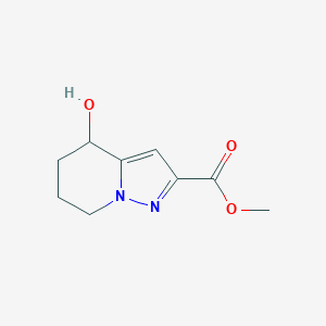 Methyl 4-hydroxy-4,5,6,7-tetrahydropyrazolo[1,5-a]pyridine-2-carboxylate