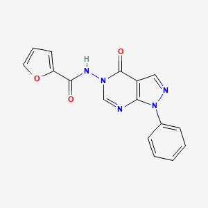 N-(4-oxo-1-phenyl-1H-pyrazolo[3,4-d]pyrimidin-5(4H)-yl)furan-2-carboxamide