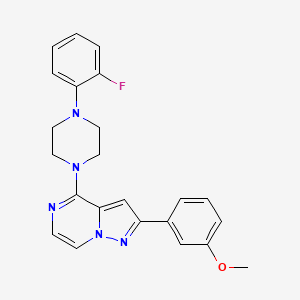 4-(4-(2-Fluorophenyl)piperazin-1-yl)-2-(3-methoxyphenyl)pyrazolo[1,5-a]pyrazine