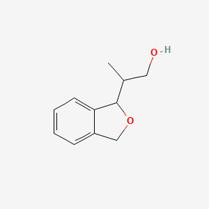 molecular formula C11H14O2 B2386005 2-(1,3-Dihydro-2-benzofuran-1-yl)propan-1-ol CAS No. 2248315-85-5