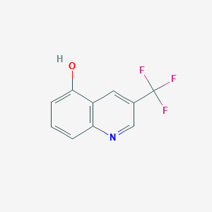 molecular formula C10H6F3NO B2386029 3-(Trifluoromethyl)quinolin-5-ol CAS No. 1261803-34-2