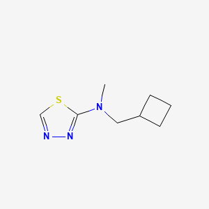 molecular formula C8H13N3S B2386067 N-(cyclobutylmethyl)-N-methyl-1,3,4-thiadiazol-2-amine CAS No. 2197600-91-0