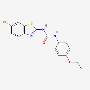 1-(6-Bromobenzo[d]thiazol-2-yl)-3-(4-ethoxyphenyl)urea