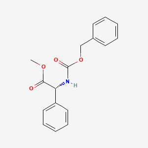 molecular formula C17H17NO4 B2386084 (R)-Methyl 2-(benzyloxycarbonylamino)-2-phenylacetate CAS No. 147780-60-7