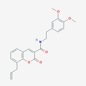 8-allyl-N-(3,4-dimethoxyphenethyl)-2-oxo-2H-chromene-3-carboxamide