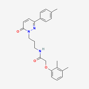 2-(2,3-dimethylphenoxy)-N-(3-(6-oxo-3-(p-tolyl)pyridazin-1(6H)-yl)propyl)acetamide