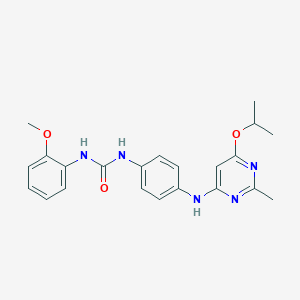 1-(4-((6-Isopropoxy-2-methylpyrimidin-4-yl)amino)phenyl)-3-(2-methoxyphenyl)urea