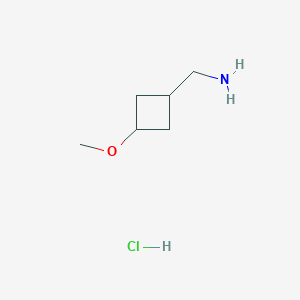 molecular formula C6H14ClNO B2386167 [cis-3-Methoxycyclobutyl]methanamine hydrochloride CAS No. 2094029-36-2