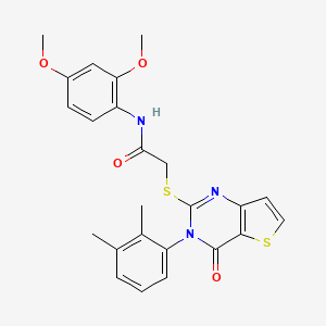 N-(2,4-dimethoxyphenyl)-2-{[3-(2,3-dimethylphenyl)-4-oxo-3,4-dihydrothieno[3,2-d]pyrimidin-2-yl]sulfanyl}acetamide