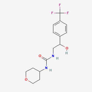 1-(2-hydroxy-2-(4-(trifluoromethyl)phenyl)ethyl)-3-(tetrahydro-2H-pyran-4-yl)urea