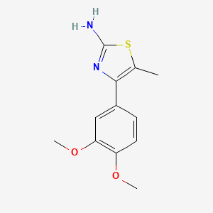 4-(3,4-Dimethoxyphenyl)-5-methyl-1,3-thiazol-2-amine