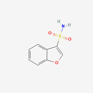 molecular formula C8H7NO3S B2386316 3-Benzofuransulfonamide CAS No. 1158787-43-9
