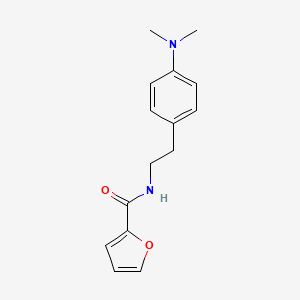 molecular formula C15H18N2O2 B2386329 N-(4-(dimethylamino)phenethyl)furan-2-carboxamide CAS No. 913688-98-9