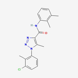 1-(3-chloro-2-methylphenyl)-N-(2,3-dimethylphenyl)-5-methyl-1H-1,2,3-triazole-4-carboxamide