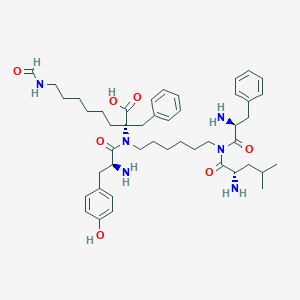 Formyl-aminohexyl-leucyl-phenylalanyl-aminohexyl-tyrosyl-phenylalanine