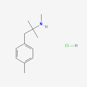molecular formula C12H20ClN B2386407 Methyl[2-methyl-1-(4-methylphenyl)propan-2-yl]amine hydrochloride CAS No. 1794736-79-0