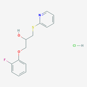 1-(2-Fluorophenoxy)-3-(pyridin-2-ylthio)propan-2-ol hydrochloride