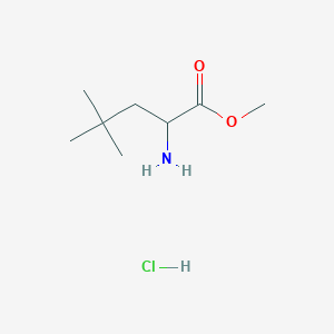 molecular formula C8H18ClNO2 B2386427 Methyl 2-amino-4,4-dimethylpentanoate hydrochloride CAS No. 1021392-21-1