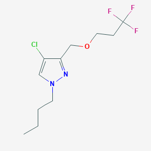 1-butyl-4-chloro-3-[(3,3,3-trifluoropropoxy)methyl]-1H-pyrazole