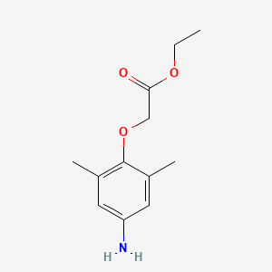 molecular formula C12H17NO3 B2386452 Ethyl (4-amino-2,6-dimethylphenoxy)acetate CAS No. 224648-18-4