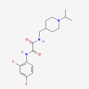 N1-(2,4-difluorophenyl)-N2-((1-isopropylpiperidin-4-yl)methyl)oxalamide