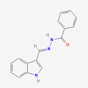 Benzoic acid (1H-indol-3-ylmethylene)-hydrazide