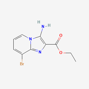 Ethyl 3-amino-8-bromoimidazo[1,2-a]pyridine-2-carboxylate