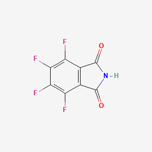 molecular formula C8HF4NO2 B2386555 四氟邻苯二甲酰亚胺 CAS No. 652-11-9