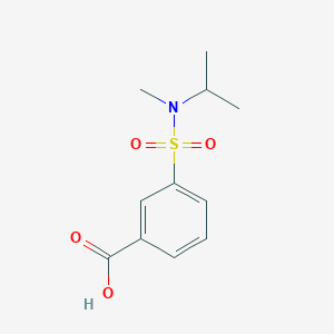 3-[Methyl(propan-2-yl)sulfamoyl]benzoic acid