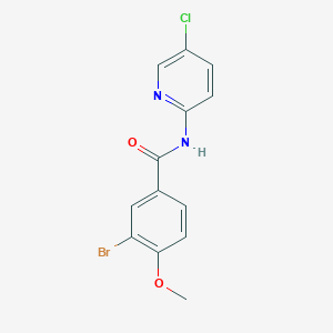 3-bromo-N-(5-chloropyridin-2-yl)-4-methoxybenzamide