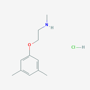 molecular formula C11H18ClNO B2386591 [2-(3,5-Dimethylphenoxy)ethyl](methyl)amine hydrochloride CAS No. 2138559-95-0