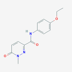 N-(4-ethoxyphenyl)-1-methyl-6-oxo-1,6-dihydropyridazine-3-carboxamide