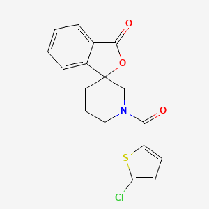 B2386637 1'-(5-chlorothiophene-2-carbonyl)-3H-spiro[isobenzofuran-1,3'-piperidin]-3-one CAS No. 1797890-64-2
