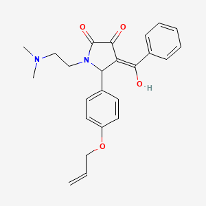 5-(4-(allyloxy)phenyl)-4-benzoyl-1-(2-(dimethylamino)ethyl)-3-hydroxy-1H-pyrrol-2(5H)-one