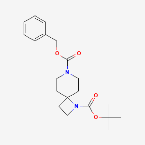 7-Benzyl 1-tert-butyl 1,7-diazaspiro[3.5]nonane-1,7-dicarboxylate