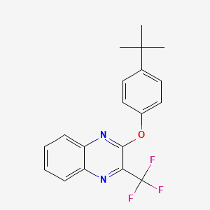 2-(4-Tert-butylphenoxy)-3-(trifluoromethyl)quinoxaline