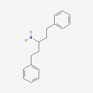molecular formula C17H21N B2386675 1,5-Diphenylpentan-3-amine CAS No. 29766-50-5